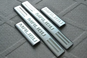 Для Chevrolet MALIBU 2012-2019 защита автомобильного порога из нержавеющей стали от царапин, украшения, автомобильные аксессуары