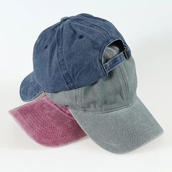 Бейсбольная кепка из хлопчатобумажной ткани с потертостями от Rowling Mirror, регулируемая повседневная универсальная шляпа в стиле ретро