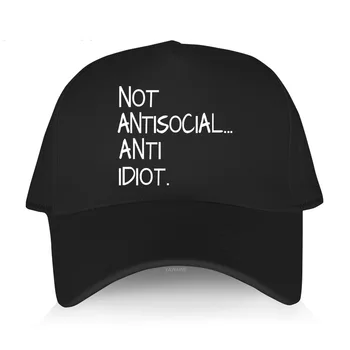 Мужские кепки элитного бренда, спортивная кепка, регулируемая, не антисоциальная новинка, бейсболка забавного дизайна, солнцезащитные дышащие шляпы