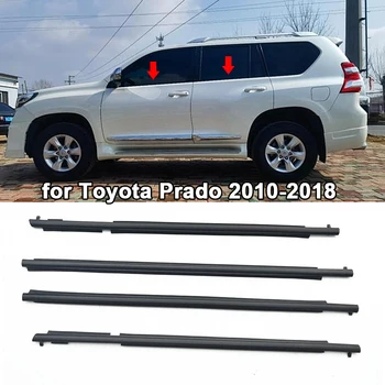 Уплотнительная прокладка для окна автомобиля, Уплотнитель для стекла двери, Литьевая накладка, подходит для Toyota prado 2010-2018