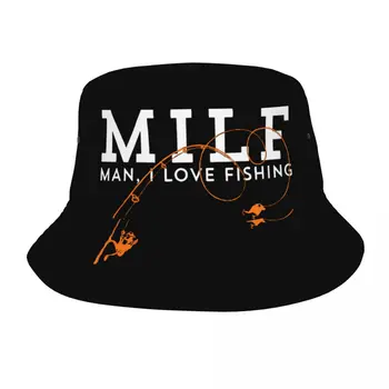 MILF Man I Love Шляпы-ведра для рыбалки для женщин, мужчин, рыбаков, Рыбаков, пляжных бобов, Рыбацких шляп, панам для девочек, мальчиков, солнцезащитных кепок