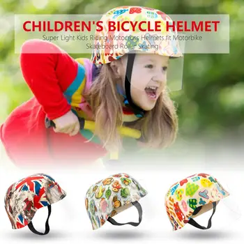 Детский велосипедный шлем с открытым лицом, суперлегкие детские шлемы для мотокросса, подходящие для мотоцикла, скейтборда, катания на роликах