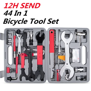 НОВЫЙ набор инструментов для велосипеда 44 в 1, Профессиональный набор инструментов для обслуживания велоспорта, MTB/Дорожный велосипед, Многофункциональные инструменты для ремонта, аксессуары для велосипедов
