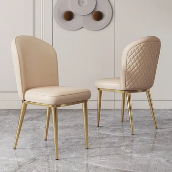 Современный обеденный стул с роскошной высокой спинкой, Дизайнерские Кухонные Офисные стулья, мебель для интерьера столовой и гостиной Sillas De Comedor