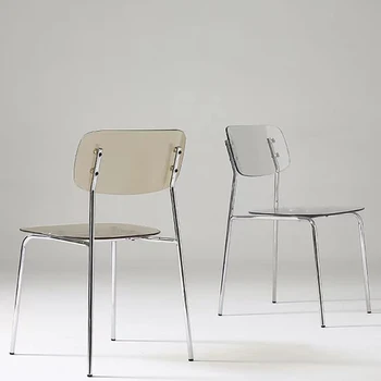 Прозрачные стулья для гостиной в скандинавском стиле, столовой, спальни, офиса, геймерского стола, дизайнерского кресла, Cadeiras Nordic Furniture