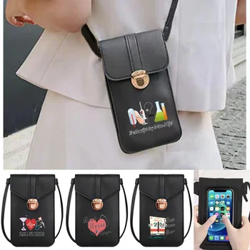 Универсальная сумка для телефона Phone13 12 11 Pro Max XS Samsung Xiaomi Huawei, сумки через плечо, женские кошельки, набор карточек, кошелек с рисунком медсестры