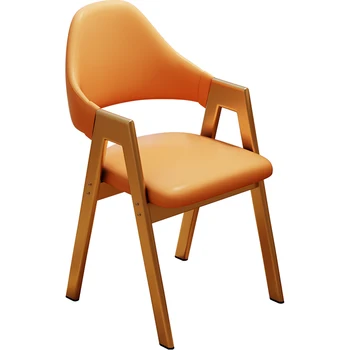Современный обеденный стул в скандинавском стиле, минималистичный металлический стул роскошного дизайна, эргономичный компьютер, мебель для квартиры Cadeiras De Jantar