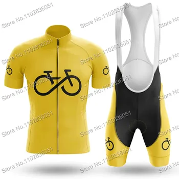Bike Forever 2023 Летняя Велосипедная одежда Мужской комплект из джерси для велоспорта, Рубашки для шоссейных велосипедов с коротким рукавом, Велосипедные нагрудники, шорты MTB Road Rop