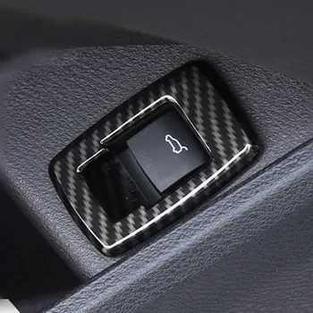 ABS Автомобильная Дверь Кнопка Включения Багажника Рамка Декоративная Накладка Для BMW X1 F48 2016-18 X2 F39 2018 Автостайлинг Интерьера