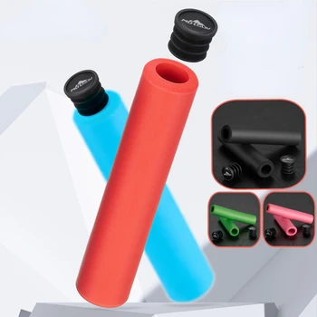 5 цветов Силиконовый Материал, губка для ручек для горных велосипедов, удобные велосипедные ручки для MTB, Сверхлегкие велосипедные ручки из силикагеля