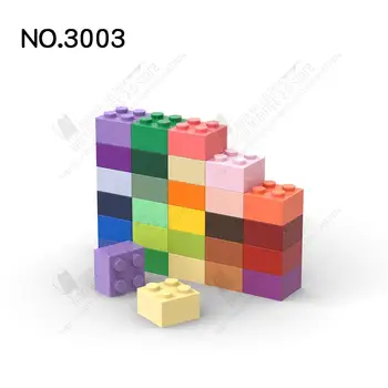 10ШТ MOC Parts 3003 Brick 2 x 2 Строительные блоки Совместимых брендов, собранные ВРУЧНУЮ из мелких частиц, развивающие игрушки для детей, подарки
