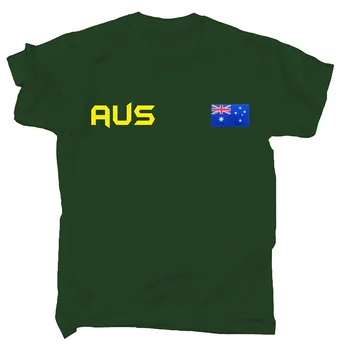 Футболка Австралийского болельщика, Австралийская футболка, Футболка с Австралийским флагом, Игры, Легенда Футбола, 2019, Новейшие Мужские футболки с круглым вырезом
