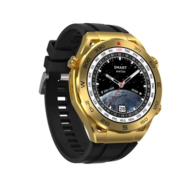 SK4 Smart Watch Ultimate Men 1,45-дюймовый Bluetooth-вызов, NFC Голосовое Короткое видеоуправление, пульсометр, спортивные Смарт-часы для фитнеса