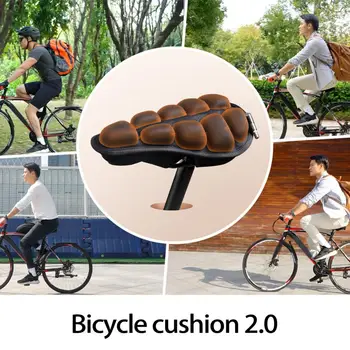 1 комплект Износостойкого чехла для велосипедного сиденья, амортизирующего чехла для велосипедного сиденья, нескользящего чехла для подушки для MTB велосипеда, ударопрочного