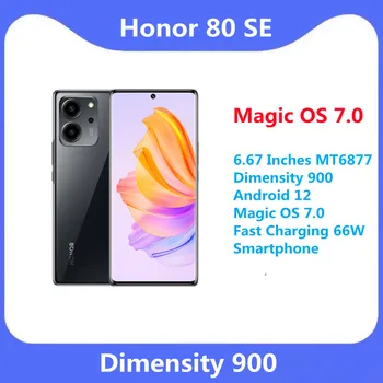 Оригинальный Мобильный Телефон Honor 80 SE 5G 6,67 Дюйма MT6877 Dimensity 900 Android 12 Magic OS 7,0 Быстрая Зарядка 66 Вт Смартфон