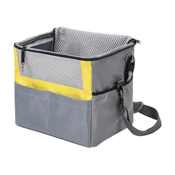 Рюкзак-переноска для домашних животных, сумка для переноски, клетка для путешествий, Мягкая Корзина для велосипеда для собак