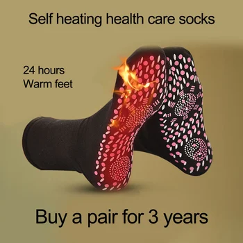 1/2/4 пары самонагревающихся носков, защищающих от усталости, Зимние уличные теплые носки с теплоизоляцией, термоноски для пеших прогулок, кемпинга, езды на велосипеде