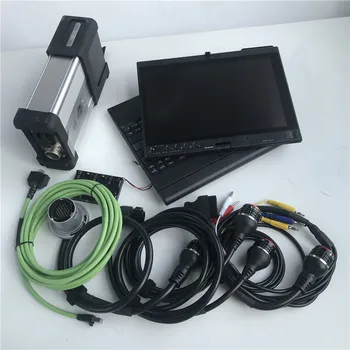 Для l-enovo tablet x200t 90% Новый ноутбук с сенсорным экраном, автоматический диагностический компьютер для mb star c5 с программным обеспечением 2023.09V на твердотельном накопителе емкостью 360 ГБ