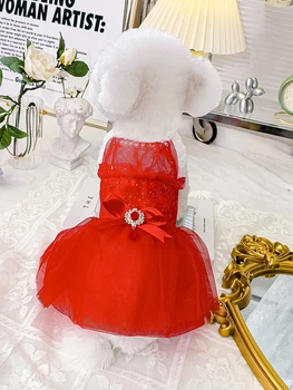 Свадебное платье с плюшевой собачкой, мишки померанского шпица, тонкая юбка, юбка принцессы-кошки