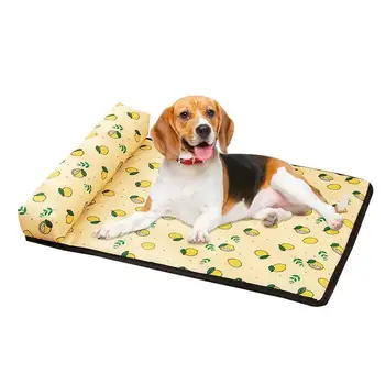 Охлаждающий коврик для собак, летний коврик для собак, одеяло для кошек, диван, Дышащая кровать для собак, Моющаяся для маленьких, средних и крупных собак, автомобиль с подушкой
