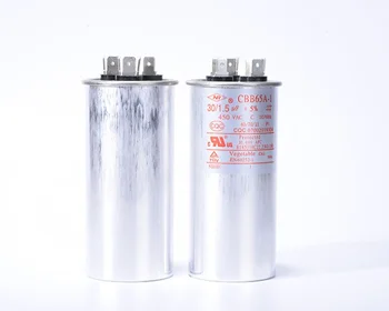 Конденсатор CBB65 25 + 1,5 МКФ 450 В Конденсатор кондиционера