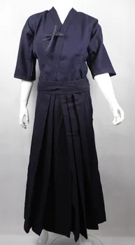 4 цвета белый/черный/темно-синий УНИСЕКС униформа для кендо костюмы хакама хапкидо кунг-фу комплекты одежды высшего качества