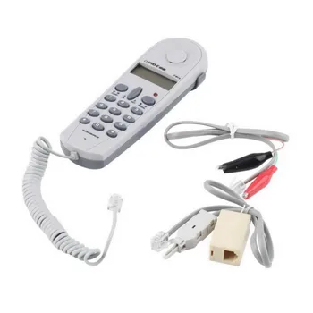 Телефон Тестер стыка телефона Инструмент Линейного оператора Набор сетевых кабелей Профессиональное устройство C019 Проверка неисправности телефонной линии