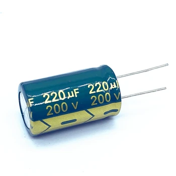 2 шт./лот 220 МКФ 200 В 220 мкФ алюминиевый электролитический конденсатор размер 18*30 мм 20%