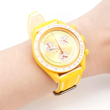 Силиконовый ремешок для ремешка для часов Omega Co-branded Moonwatch, Быстросъемный Резиновый Спортивный браслет для дайвинга, Аксессуары для часов, Ремешок для часов 20 мм