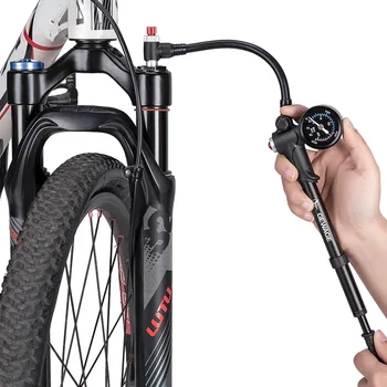 Мини-портативный насос высокого давления для горного велосипеда 300PS1 из алюминиевого сплава двойного назначения Mtb Велосипед Передняя Вилка Ручной насос