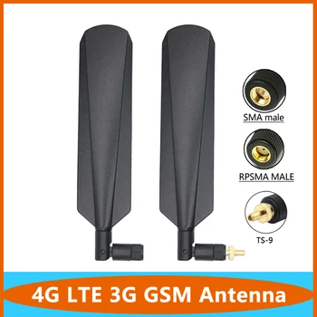 Сигнал Маршрутизатора Усиливает 4G LTE 3G GSM Внешнюю Антенну Omni WiFi 698 ~ 2700 МГц Внутреннюю Беспроводную Антенну С Разъемом TS9 SMA RPSMA