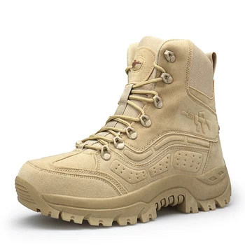 Мужские походные ботинки TaoBo Combat Desert Boots, военная тактическая мужская походная обувь, Альпинистские охотничьи кроссовки